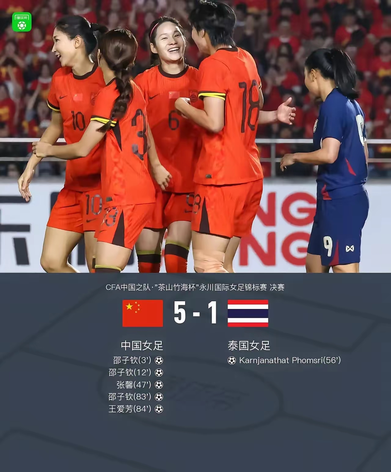 中国女足再添一城，晋级世界杯八强